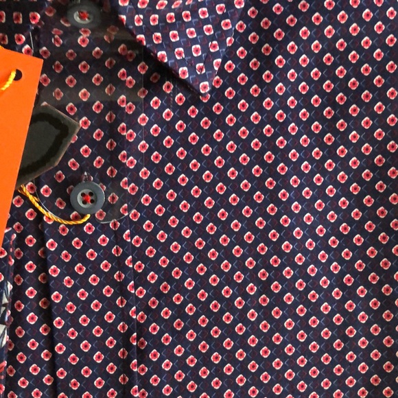 MEN’S GRAPHIC PRINT LONG SLEEVE CASUAL SHIRT - Picture 3 of 6